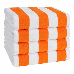 Serviettes de plage en coton de luxe - Serviettes de plage personnalisées en coton recyclé à séchage rapide, design turc personnalisé, couleur unie - Product Image 5