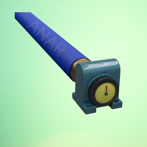 Industrial Rubber Expander Roller with FEP Teflon Sleeve for Web Spreading and Wrinkle <b>Removal</b> - Product Image 1