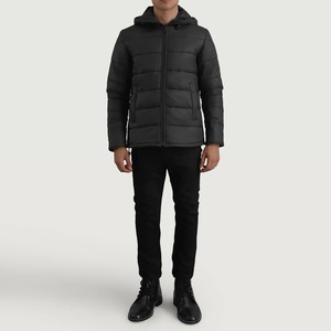 Veste matelassée brillante pour hommes en gros, veste en duvet à bulles personnalisée, OEM ODM, veste d'hiver légère et chaude, fabricant d'usine - Product Image 6