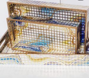 Increíble diseño de madera colorido impreso bandeja de servicio de alta calidad y diseño único uso para restaurante - Product Image 2