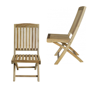Silla Plegable Moderna de Madera Maciza Resistente y Ecológica SOLOBEAT para Uso en Interiores y Exteriores, para Comedor o Muebles de Villa - Product Image 2