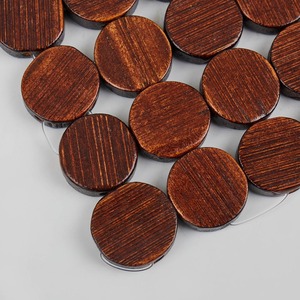 ชุดที่รองแก้วลูกปัดไม้ไผ่6ชิ้นเป็นมิตรต่อสิ่งแวดล้อมผลิตจากเวียดนามขายส่ง - Product Image 2