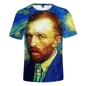 เสื้อยืดโพลีเอสเตอร์100% แบบแห้งเร็วระบายอากาศได้ดีเสื้อยืดลาย3D พัฟสำหรับชายหาด - Product Image 4