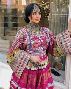 Vestidos Afganos Kuchi de Alta Calidad al por Mayor, Vestido Afgano Tradicional de Estilo Bohemio para Mujer - Product Image 4