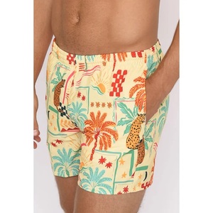 Short personnalisé pour maillot de bain pour homme avec bande élastique vêtements de plage pour garçon short de bain avec poches maillot de bain de haute qualité - Product Image 5