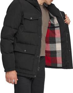 Parka d'hiver pour homme, veste d'hiver matelassée pour homme, veste d'hiver bleue pour homme - Product Image 2
