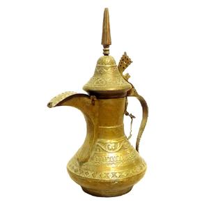 Cafetière Dallah en laiton faite à la main de haute qualité avec gravure polonaise finie pour la vaisselle produits pour la maison - Product Image 4