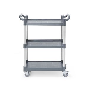 AmerBox 3-Shelf Small Hospital <b>Trolley</b> 800x420x945mm Polypropylene <b>Serving</b> Cart - Product Image 1