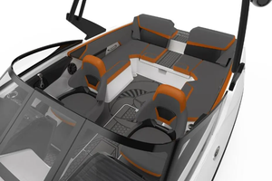 Bateau de travail en fibre de verre Scarabs 215 LX 6m Inboards 149,99 ch TWINN Rotax 230 ECT NON IDF 2025 + remorque - Product Image 4