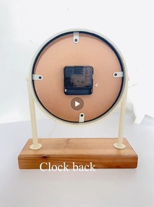 Horloge de bureau moderne en métal avec mouvement à quartz-Affichage analogique Design rustique pour chambre et cuisine Décoration intérieure - Product Image 6