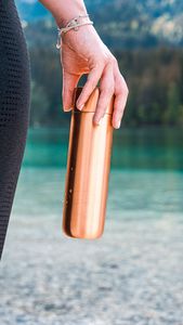 Antique Etched Pure Copper <b>Bottle</b> Hammered Engraved Bedroom Drinkware Anniversary Gifts From Z Crafts - Product Image 4