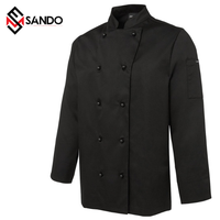Chaqueta de chef con logotipo personalizado, ropa de cocina para hotel y restaurantes, ropa de cocina, al mejor precio, venta al por mayor