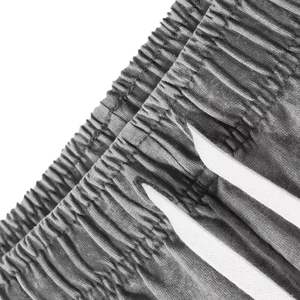 Vente en gros de shorts de sueur de haute qualité sérigraphiés personnalisés pour hommes vintage lavés à l'acide ensemble de t-shirts et shorts pour hommes - Product Image 5