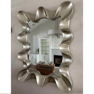 กระจกติดผนังตกแต่งบ้าน ดีไซน์แบบใบไม้ ตกแต่งภายใน สไตล์คลาสสิกและทันสมัย มีหลายแบบให้เลือก - Product Image 1