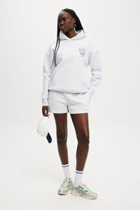 100% algodón nublado gris gota hombro mujer Oversize gráfico Sudadera con capucha antiarrugas y transpirable sudaderas con capucha mujer Zip Up Hoodie - Product Image 5