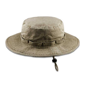 Hot Sale Color Custom Fashion <b>Mens</b> Embroidery Fishing Bucket Hat <b>Cap</b> Quick Dry Bucket Hat - Product Image 1
