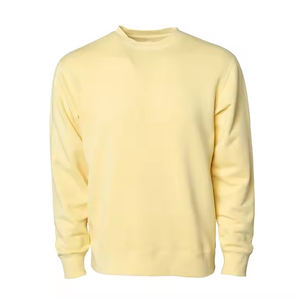 Promotion – Sweat-shirt unisexe personnalisé à col ras du cou, boutonné, coupe courte, en molleton bouclette de coton, à manches longues, pour homme, idéal pour l'hiver - Product Image 6