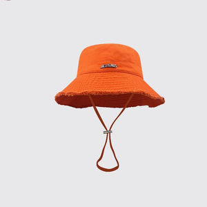 Marque de créateur de luxe Bucket Hat 3D Broderie Denim Chapeau pour l'extérieur et les voyages Vente en gros Bob Hat - Product Image 2