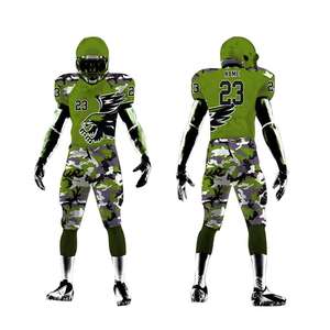Uniforme de fútbol americano al mejor precio para jóvenes, nuevo diseño elástico cómodo de alta calidad, transpirable, de talla grande, servicio OEM - Product Image 5