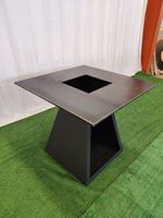 Base de foyer portable en acier Corten de haute qualité, diamètre 60cm-180cm, épaisseur 2mm, traitement antirouille, pour brûlage du bois