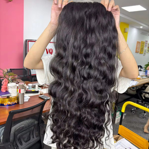 Perruque longue en cheveux humains vierges de 24 pouces pour femmes, couleur naturelle avec dentelle frontale HD 13x4, cheveux vierges doux et soyeux - Product Image 1