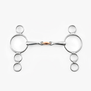 Bocado de Acero Inoxidable para Equitación Profesional con Boca de Cobre, Acción Suave, Servicio OEM, Bocados de Acero Duraderos para Montar a Caballo - Product Image 4