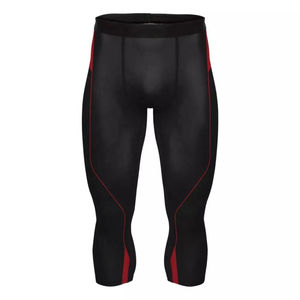 Leggings Deportivos de Cintura Alta de Silicona, Sin Costuras, Ajustados, para Hombre, para Fitness, Correr, Entrenamiento, Gimnasio, Yoga, Casual, con Logotipo Personalizado - Product Image 4