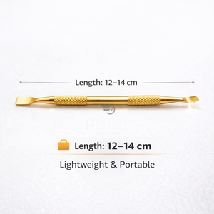 Pousse-cuticules double extrémité en acier inoxydable, réutilisable, haute qualité, outil de nettoyage pour manucure et pédicure, OEM, marque privée - Product Image 4