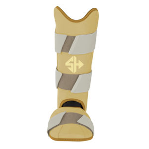 Espinilleras de Béisbol de Cuero de Alta Calidad con Correa Ajustable, Diseño Moderno para Receptor y Jugadores - Product Image 1