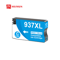 HESHUN Remanu 937 937XL 937 XL Cartouches d'encre décodées sécurisées pour imprimante HP HP937 OfficeJet Pro 9110 9120 9130 9720 9730