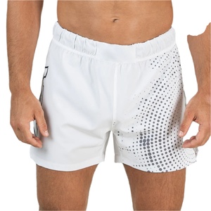 กางเกงมวย MMA แบบยูนิเซ็กซ์สั่งทำได้ คุณภาพสูง เย็บทนทาน ระบายอากาศได้ดี น้ำหนักเบา แห้งเร็ว ผลิตจากโพลีเอสเตอร์/คอตตอน - Product Image 1