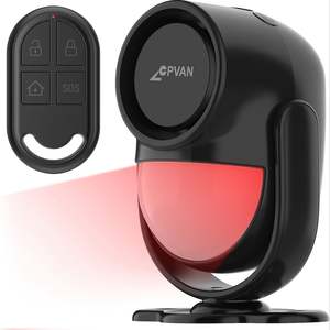 Sistema de Alarma Antirrobo de 125dB con Sensor de Movimiento y Control Remoto para Casa, RV, Garaje, Oficina, Apartamento, Auto, Hecho de Plástico - Product Image 1