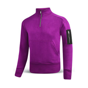 Vêtements décontractés pour hommes, sweats couleur bleu marine, pullover à manches longues, sweat-shirt taille adulte avec logo personnalisé, meilleures ventes - Product Image 3