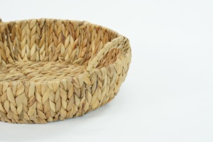 Organizador de almacenamiento de jacinto de agua de la mejor colección, cesta de almacenamiento, decoración de muebles de habitación tejida a mano duradera - Product Image 2