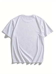 Camiseta de Manga Corta para Hombre, Verano 2025, Calidad Premium, Estampado de Brújula, Corte Holgado Informal, Talla Grande, Cuello Deportivo - Product Image 5