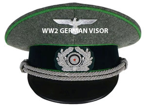 WW2 WWII Đức OFFICER M43 Mũ trượt tuyết bởi erel SS oakleaf Camo hat SS okaleaf Camo hat SS VT Mũ bảo hiểm đề can chung Visor - Product Image 3