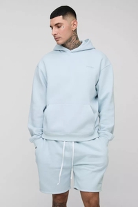 Survêtement à capuche personnalisé pour hommes surdimensionné Boxy de haute qualité respirant et confortable survêtement tendance décontracté pour hommes - Product Image 3