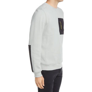 <b>Men's</b> Classic Sweatshirt for 100% Cotton Blended Streetwear Casual Wear Solid Long Sleeve Sweatshirts - Product Image 2