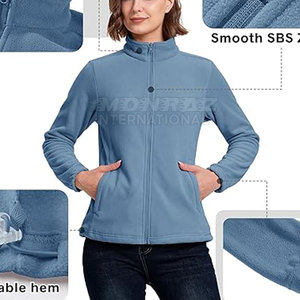 Chaquetas de lana polar de alta calidad para mujer, tallas de colores personalizados, chaqueta de lana de Invierno para mujer, personalizada - Product Image 4