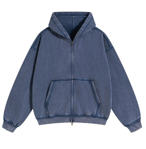 Custom <b>Sweater</b> Pullover Hoodie Acid Wash <b>Plus</b> <b>Size</b> Men's Sweatshirt Long Sleeve Top Vintage DDP Shipping - Product Image 6
