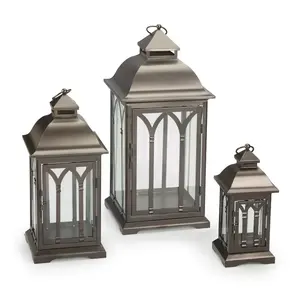 High quality Best Wholesale Suppliers from India Nordic Fast Delivery Decorative Indoor Lanterns Set of 3 for Wedding Party use