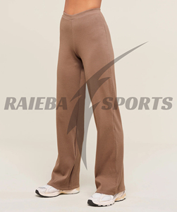 Pantalon de survêtement évasé haut de gamme et tendance pour hommes et femmes, léger, coupe ajustée ou ample, style droit, style urbain, dentelle - Product Image 4