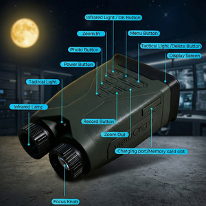 NV01 전문가용 적외선 망원경 카메라 2688*1520 8배 디지털 줌 야간 투시 쌍안경 사냥 캠핑용 - Product Image 6