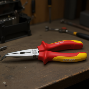 Alicates de punta fina Hazet con aislamiento protector de 1000V y diseño curvo (45) - Product Image 3