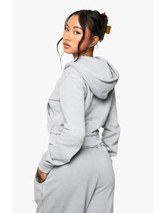 Sudadera con capucha oversize de la marca Distress DSGND para mujer, transpirable, estilo jogging, con bordado, corte holgado y cuello con capucha. - Product Image 5