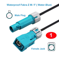 Câble d'extension universel étanche Fakra, connecteurs Fakra Z mâle/femelle, RG174 50 Ohm, câble coaxial RF, pigtail, jumper BEVOTOP