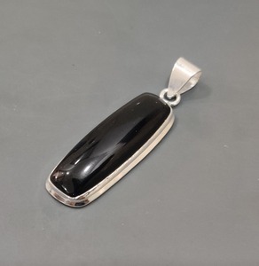 Noir Onyx Gemstone Bijoux Pour Femmes Argent Boho Style Pendentif Bijoux 925 En Argent Sterling Tendance À La Main Pendentif Cadeau Pour - Product Image 4