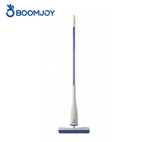 Serpillère BOOMJOY à double usage humide et sec avec couche d'absorption microporeuse pour éliminer les cheveux, la poussière et les taches d'eau