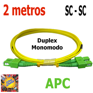 สายแพทช์ไฟเบอร์ออปติกแบบซิงเกิลโหมด SC APC 2 เมตร G652D - Product Image 1