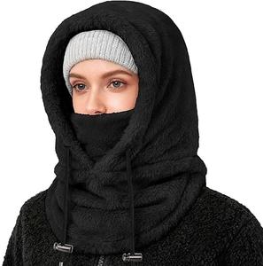 Balaclava d'hiver chaude pour temps froid, couvre-visage en fourrure intérieure, élasticité personnalisée, douce, cordon de serrage extensible, ski, balaclavas de ski - Product Image 4